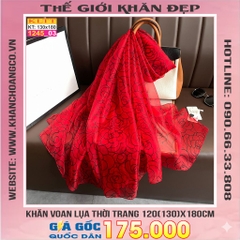 Khăn Lụa Tơ Tằm Thế Giới Khăn Đẹp cao cấp KLTT 245_03