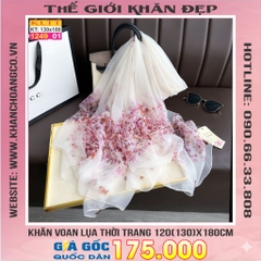 Khăn Lụa Tơ Tằm Thế Giới Khăn Đẹp cao cấp KLTT 249_01