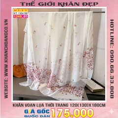 Khăn Lụa Tơ Tằm Thế Giới Khăn Đẹp cao cấp KLTT 249_01