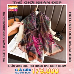 Khăn Lụa Tơ Tằm Thế Giới Khăn Đẹp cao cấp KLTT 250_01