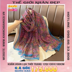Khăn Lụa Tơ Tằm Thế Giới Khăn Đẹp cao cấp KLTT 251_01