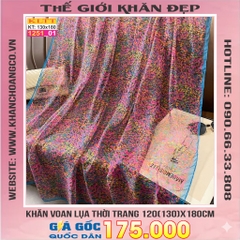 Khăn Lụa Tơ Tằm Thế Giới Khăn Đẹp cao cấp KLTT 251_01