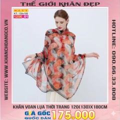 Khăn Lụa Tơ Tằm Thế Giới Khăn Đẹp cao cấp KLTT 256_01