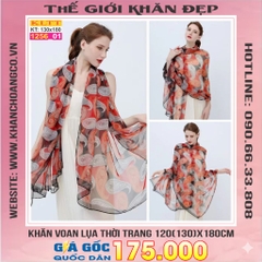 Khăn Lụa Tơ Tằm Thế Giới Khăn Đẹp cao cấp KLTT 256_01