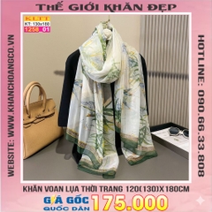 Khăn Lụa Tơ Tằm Thế Giới Khăn Đẹp cao cấp KLTT 258_01