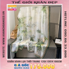 Khăn Lụa Tơ Tằm Thế Giới Khăn Đẹp cao cấp KLTT 258_01