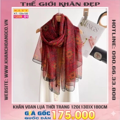Khăn Lụa Tơ Tằm Thế Giới Khăn Đẹp cao cấp KLTT 259_01