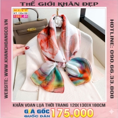 Khăn Lụa Tơ Tằm Thế Giới Khăn Đẹp cao cấp KLTT 262_01