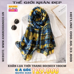 Khăn Choàng Cổ Lụa Thời Trang Thế Giới Khăn Đẹp KLHC 1091_3