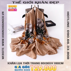 Khăn Choàng Cổ Lụa Thời Trang Thế Giới Khăn Đẹp KLHC 1132_1