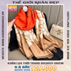 Khăn Choàng Cổ Lụa Thời Trang Thế Giới Khăn Đẹp KLHC 1127_1