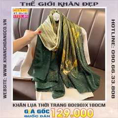 Khăn Choàng Cổ Lụa Thời Trang Thế Giới Khăn Đẹp KLHC 1090_1