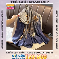 Khăn Choàng Cổ Lụa Thời Trang Thế Giới Khăn Đẹp KLHC 1090_2