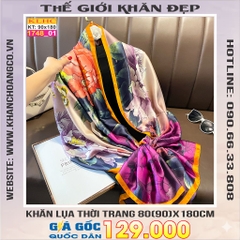 Khăn Choàng Cổ Lụa Thời Trang Thế Giới Khăn Đẹp KLHC 1044_1