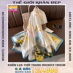 Khăn Choàng Cổ Lụa Thời Trang Thế Giới Khăn Đẹp KLHC 1068_1