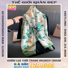 Khăn Choàng Cổ Lụa Thời Trang Thế Giới Khăn Đẹp KLHC 1087_2