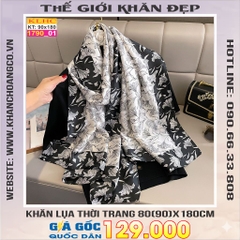 Khăn Choàng Cổ Lụa Thời Trang Thế Giới Khăn Đẹp KLHC 1026_1