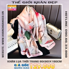 Khăn Choàng Cổ Lụa Thời Trang Thế Giới Khăn Đẹp KLHC 1007_1