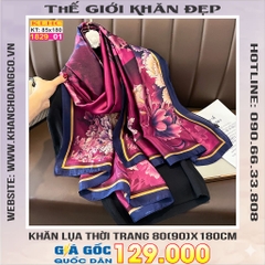 Khăn Choàng Cổ Lụa Thời Trang Thế Giới Khăn Đẹp KLHC 1115_1