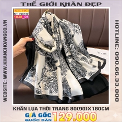 Khăn Choàng Cổ Lụa Thời Trang Thế Giới Khăn Đẹp KLHC 1071_1