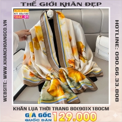 Khăn Choàng Cổ Lụa Thời Trang Thế Giới Khăn Đẹp KLHC 1006_1