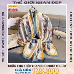 Khăn Choàng Cổ Lụa Thời Trang Thế Giới Khăn Đẹp KLHC 1077_1