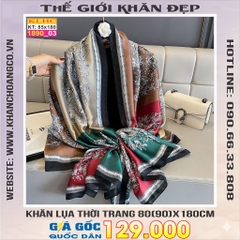 Khăn Choàng Cổ Lụa Thời Trang Thế Giới Khăn Đẹp KLHC 1009_3