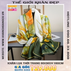 Khăn Choàng Cổ Lụa Thời Trang Thế Giới Khăn Đẹp KLHC 1012_3