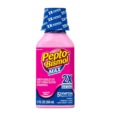 Siro hỗ trợ điều trị tiêu hoá dạ dày Pepto-bismol Max strength 354ml