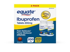 Thuốc giảm đau Ibuprofen Equate 200mg 100 viên (2 lọ)