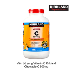 Viên uống bổ sung vitamin C 500mg Kirkland 500 viên