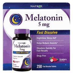 Viên uống giúp ngủ ngon Natrol Melatonin 5mg 250 viên