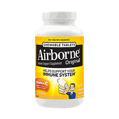 Viên sủi Airborne Original Citrus hương cam 116 viên