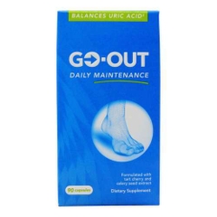 Thực phẩm chức năng trị Gout Go Out Daily Maintenance 90 viên