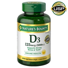 Viên uống bổ sung Vitamin D3 Nature’s Bounty Vitamin D3 400 viên