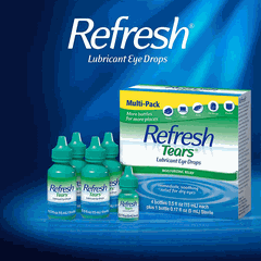 Nước Nhỏ Mắt Refresh Tears Lubricant Eye Drops Combo (4 Chai x15ml + 1 Chai x5ml)