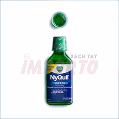 Thuốc trị cảm Vicks NyQuil Cold & Flu Nighttime 354ml