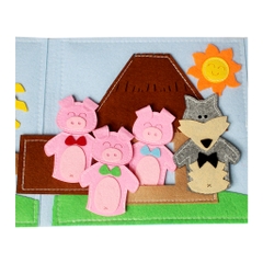 Sách Vải Ba Chú Heo Con