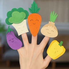 Bộ rối ngón tay rau củ