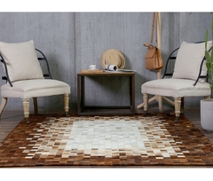 THẢM BÒ CHỮ NHẬT 04 / LEATHER RUG #04