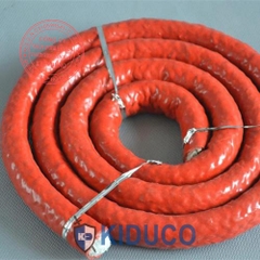 Dây chèn kín chịu nhiệt Silicone Coated Fiberglass Rope 1