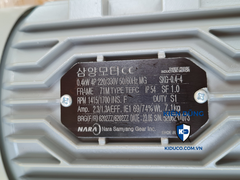 Động cơ giảm tốc Nara Samyang Max Geared Motor MG115