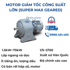 NARA SAMYANG SUPER MAX GEARED MOTOR - Motor Giảm Tốc Công Suất Lớn