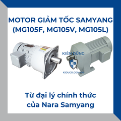 Động cơ giảm tốc Samyang các mã MGF105, MGV105, MGL105