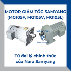 Motor giảm tốc các mã MGF105, MGV105, MGL105