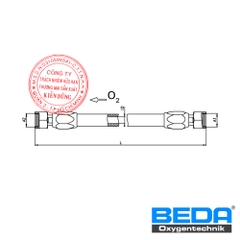 BEDA Oxygen Connecting Hose Between Hose-Reels and Supply-line (ZF/ZM) Drawing