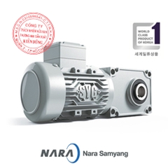 Hộp số và động cơ giảm tốc Nara Samyang Hypo Max Geared Motor Side