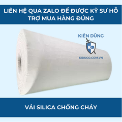 vải silica chống cháy, chịu nhiệt, cách nhiệt