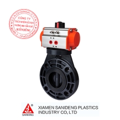 Xiamen Sanking Pneumatic Actuated Butterfly Valve