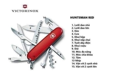 DỤNG CỤ ĐA NĂNG BỎ TÚI VICTORINOX HUNTSMAN 15 CHỨC NĂNG